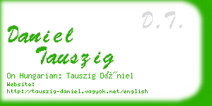 daniel tauszig business card